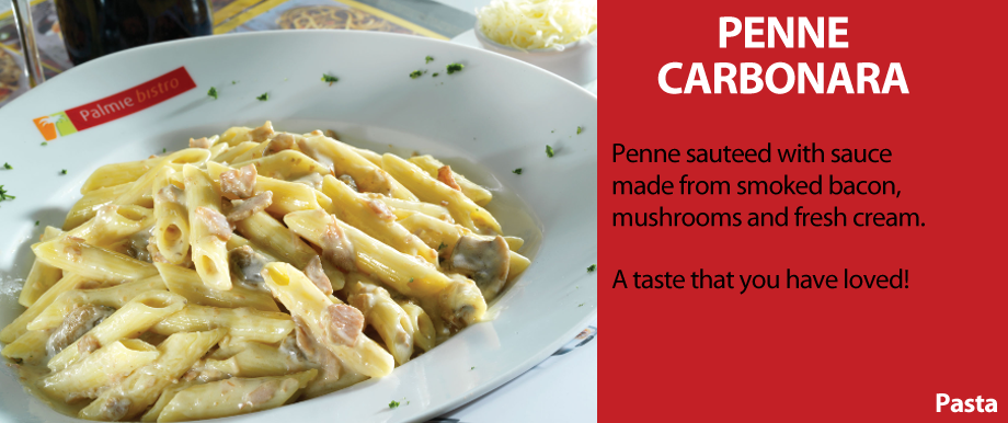 PENNE CARBONARA